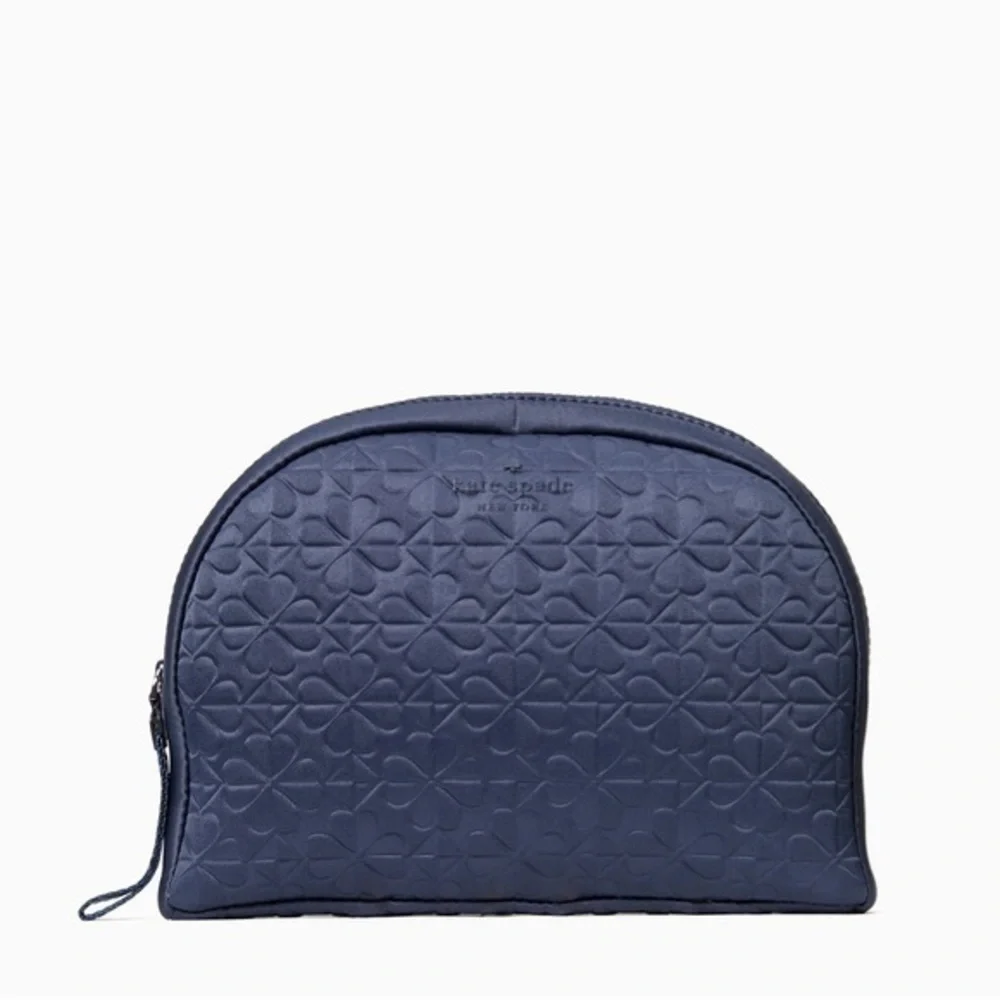 Kate Spade Packable Foldable Backpack Travel Daypack Pouch Navy NWT